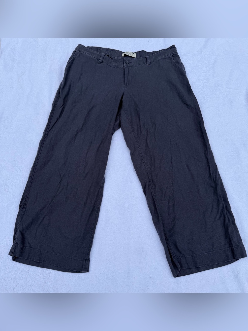 Hollister Ultra Low Ride Super Baggy Linen Pants